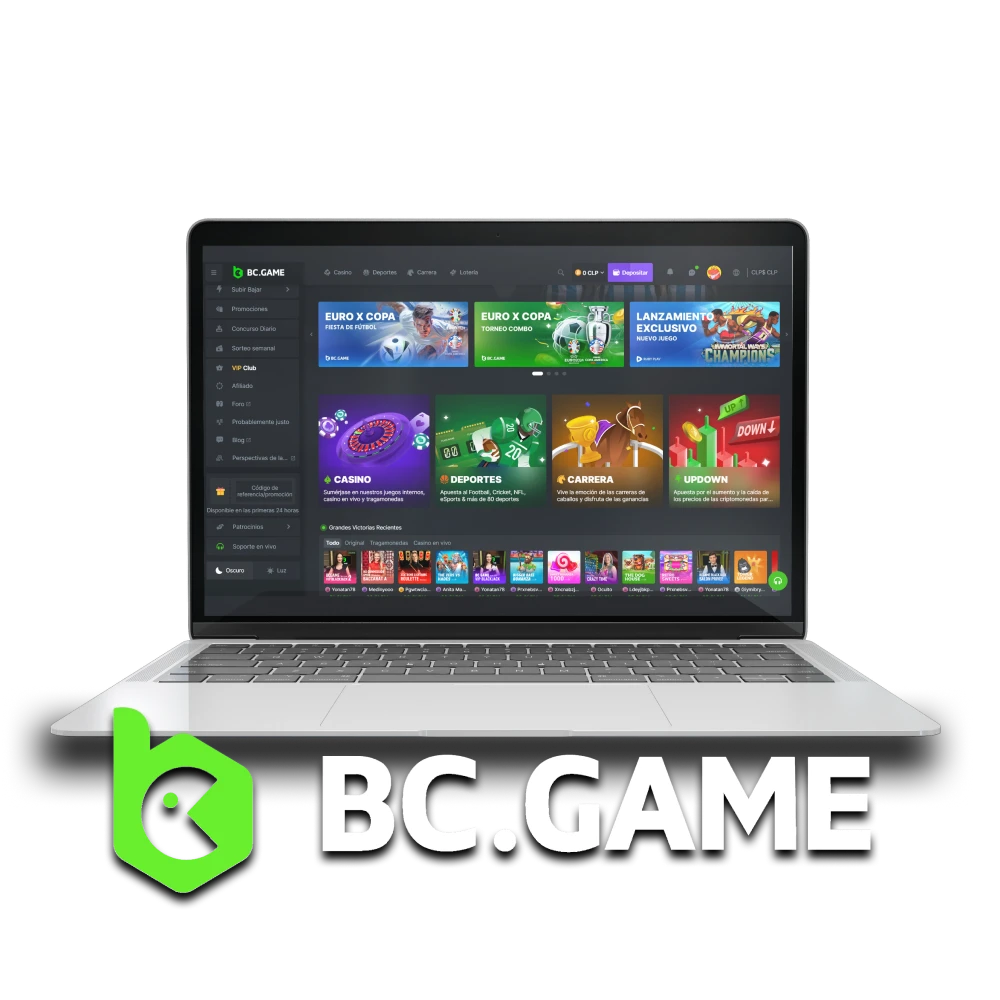 Para apuestas y juegos, elija el sitio web de BC Game.