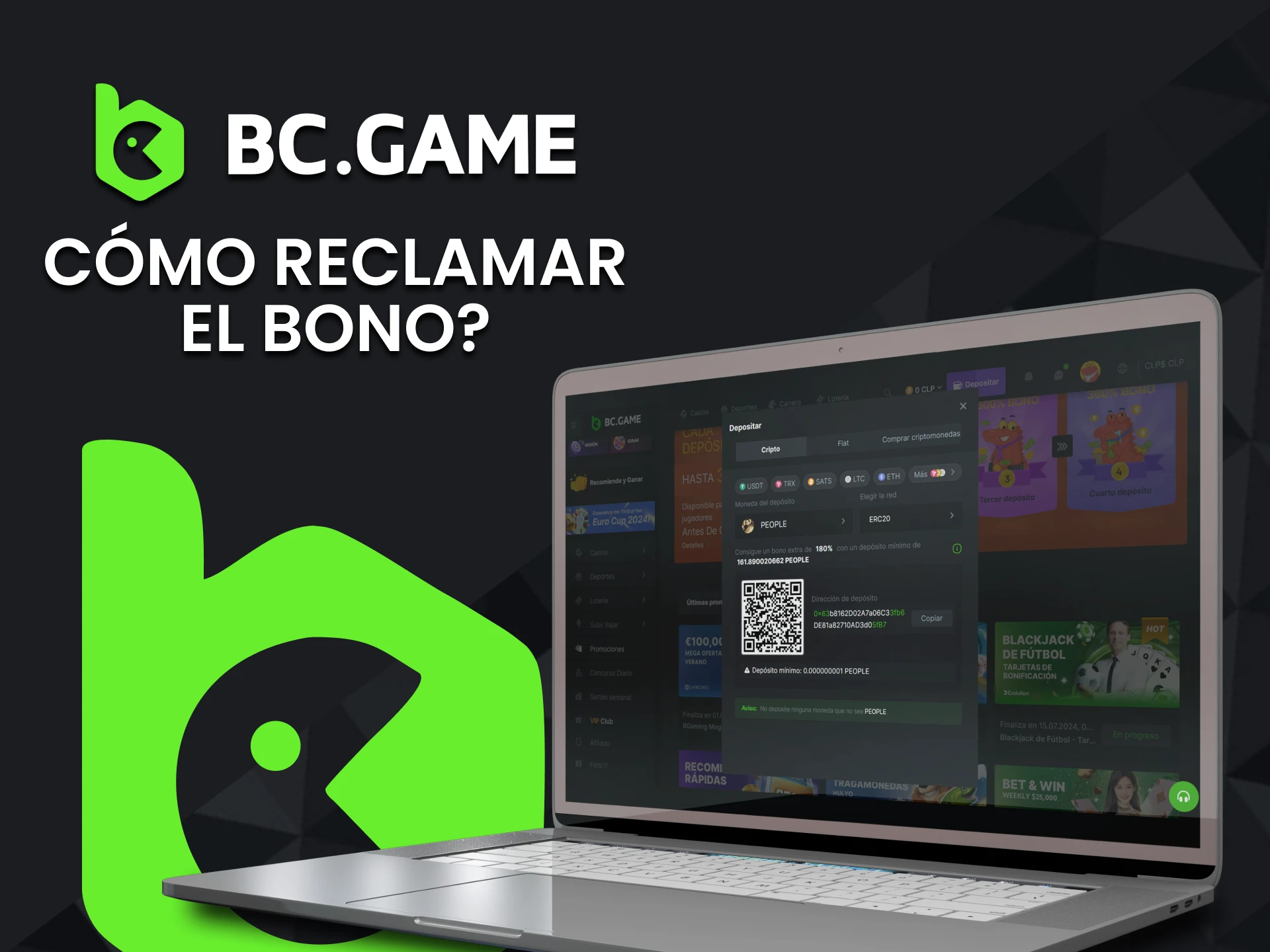Te contamos cómo conseguir un bono de bienvenida de BC Game.