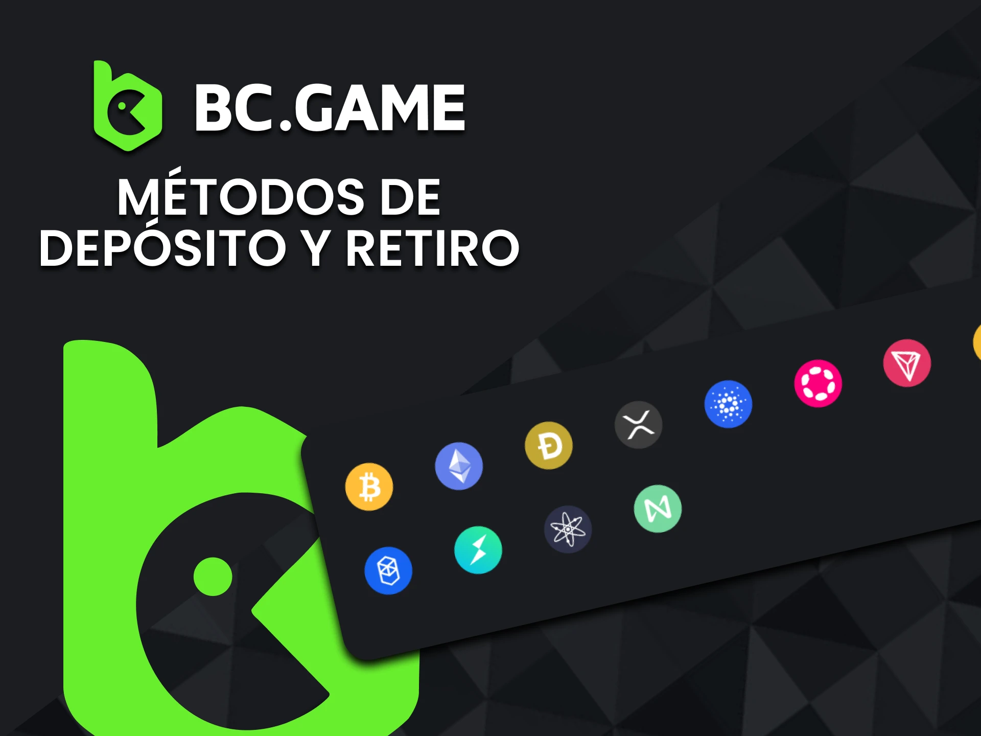 Elija su método de pago para el casino en BC Game.