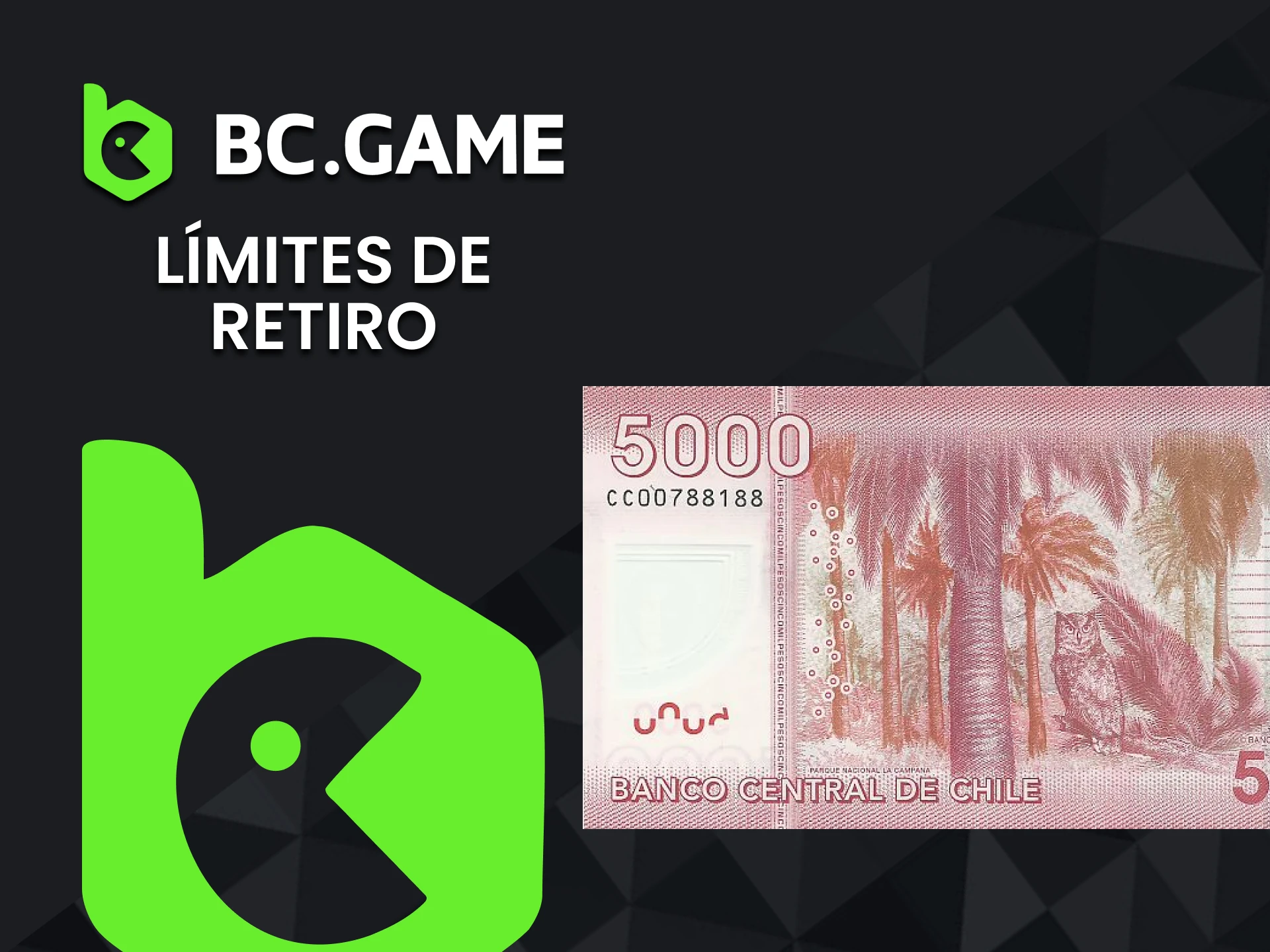 Le informaremos sobre el límite de retiro en BC Game.